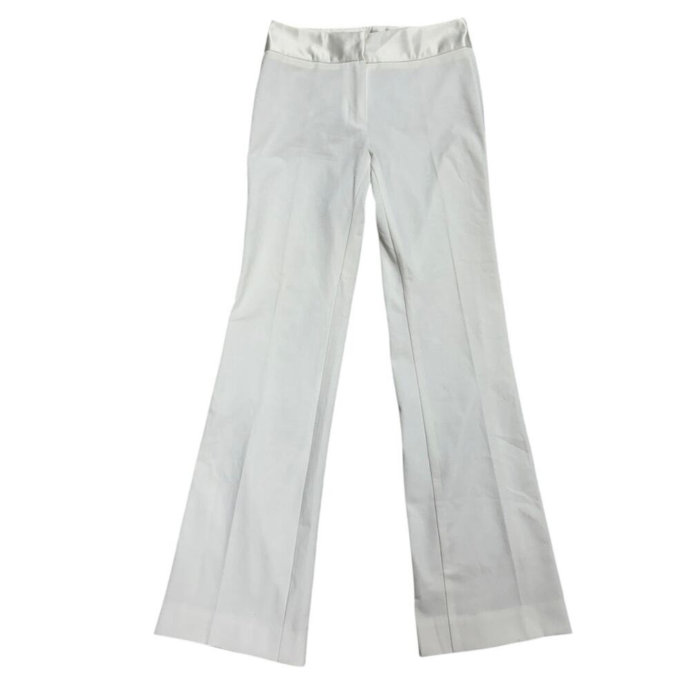 Women's White Wide-Leg Trousers